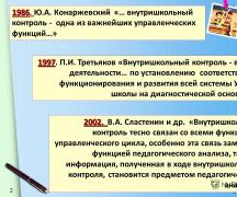 Модель внутришкольного мониторинга